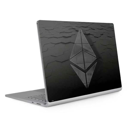 Ethereum Textured Logo Surface Book 2 15in Skin