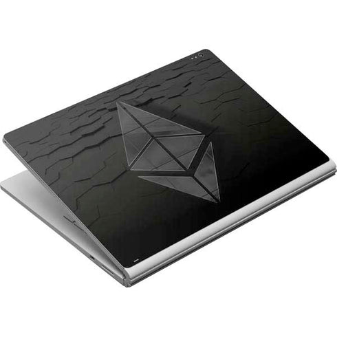 Ethereum Textured Logo Surface Book Skin