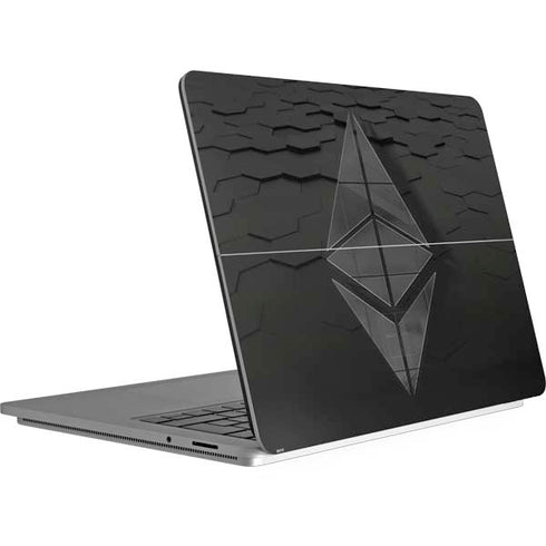 Ethereum Textured Logo Surface Laptop Studio Skin