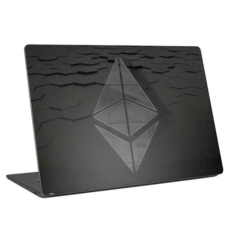 Ethereum Textured Logo Universal Laptop 11in (8.8 x 6.2in) Skin