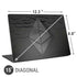 Ethereum Textured Logo Universal Laptop 15in (12.2 x 8.8in) Skin