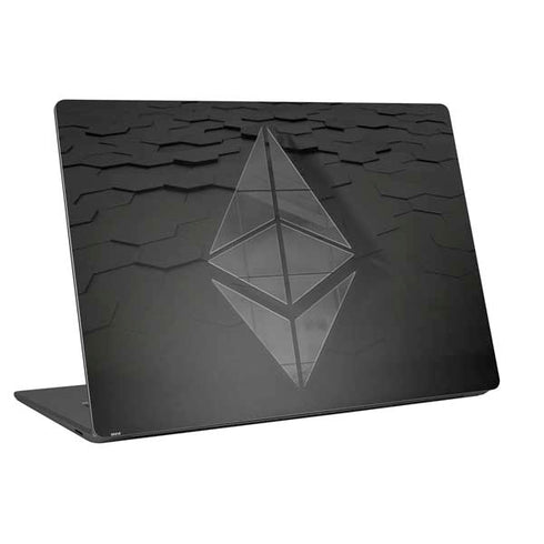 Ethereum Textured Logo Universal Laptop 15in (12.2 x 8.8in) Skin