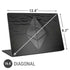 Ethereum Textured Logo Universal Laptop 16.6in (13.4 x 9.7in) Skin