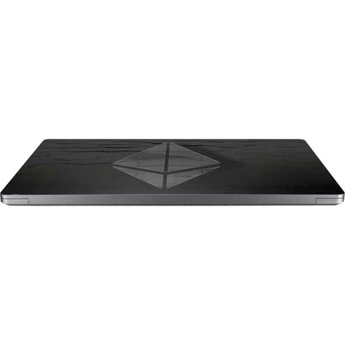 Ethereum Textured Logo Universal Laptop 16.6in (13.4 x 9.7in) Skin