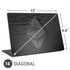 Ethereum Textured Logo Universal Laptop 16in (13 x 9.4in) Skin