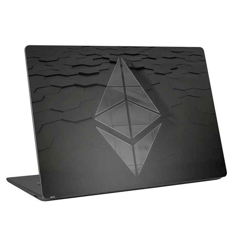Ethereum Textured Logo Universal Laptop 17in (13.8 x 10in) Skin