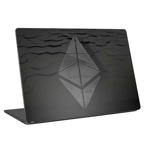 Ethereum Textured Logo Universal Laptop 18in (14.6 x 10.6in) Skin