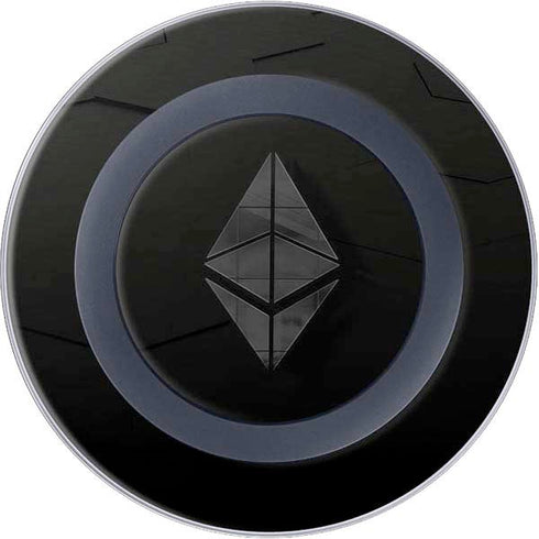 Ethereum Textured Logo Wireless Charger Skin