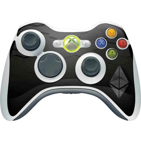 Ethereum Textured Logo Xbox 360 Wireless Controller Skin