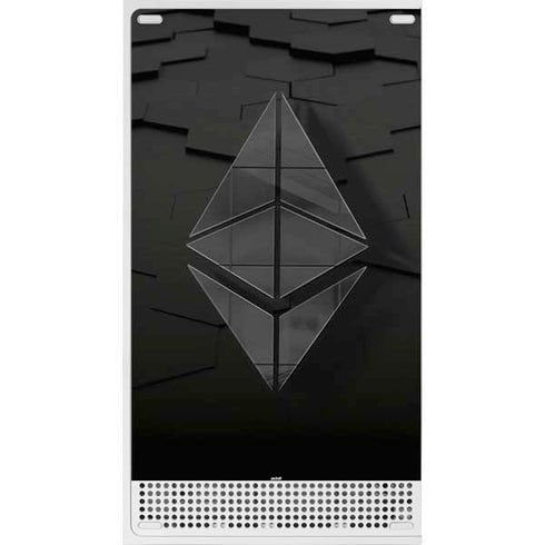 Ethereum Textured Logo Xbox Series S Console Skin