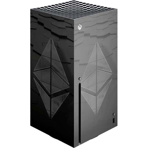 Ethereum Textured Logo Xbox Series X Console Skin
