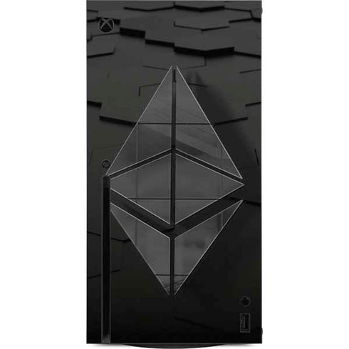 Ethereum Textured Logo Xbox Series X Console Skin