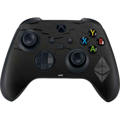 Ethereum Textured Logo Xbox Series X Controller Skin