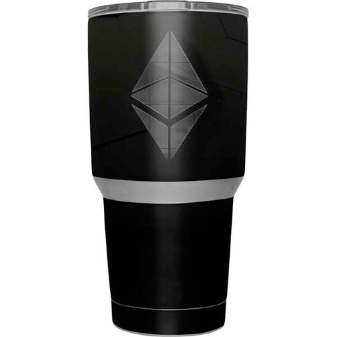 Ethereum Textured Logo Yeti 30oz Rambler Tumbler Skin