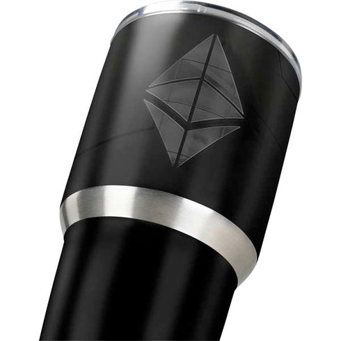 Ethereum Textured Logo Yeti 30oz Rambler Tumbler Skin