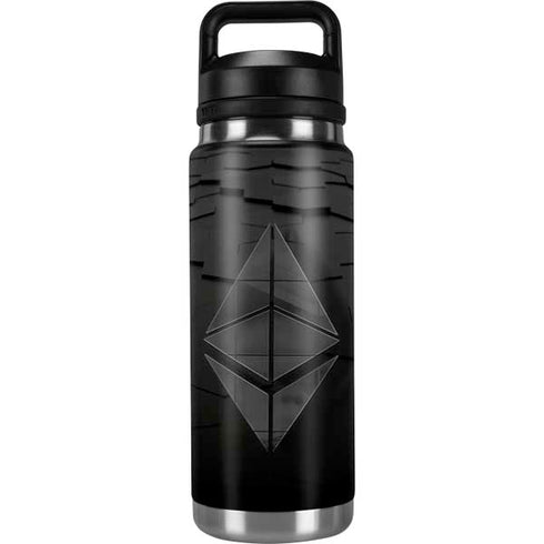 Ethereum Textured Logo YETI Rambler 26oz Bottle Skin