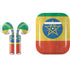 Ethiopia Flag Distressed Apple AirPods 2 Skin