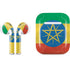 Ethiopia Flag Distressed Apple AirPods Skin