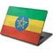 Ethiopia Flag Distressed Dell Chromebook Skin