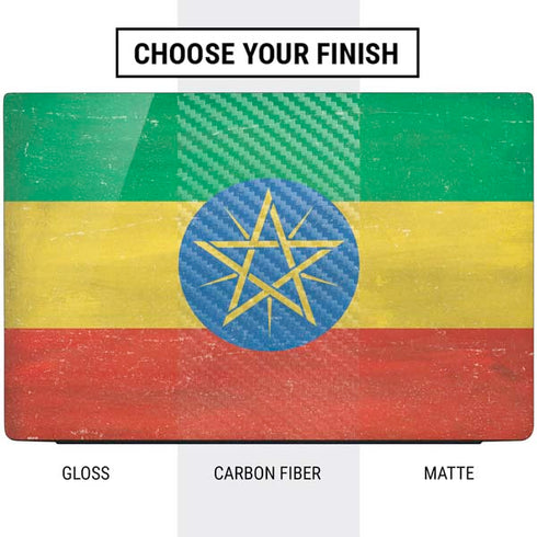 Ethiopia Flag Distressed Dell Vostro Skin