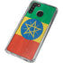 Ethiopia Flag Distressed Galaxy A21 Clear Case
