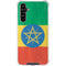 Ethiopia Flag Distressed Galaxy A54 5G Clear Case
