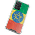 Ethiopia Flag Distressed Galaxy A72 5G Clear Case