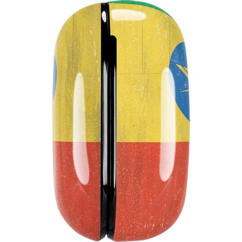 Ethiopia Flag Distressed Galaxy Buds Live Skin
