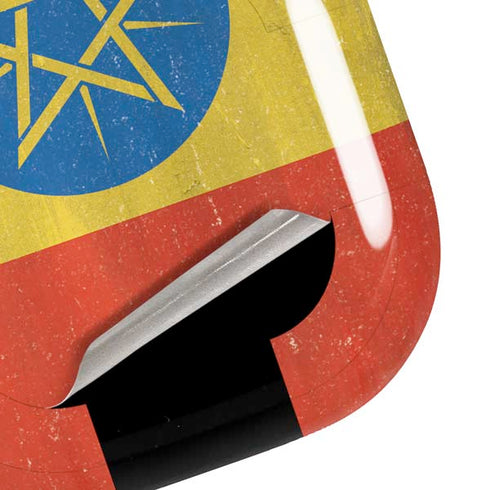 Ethiopia Flag Distressed Galaxy Buds Live Skin
