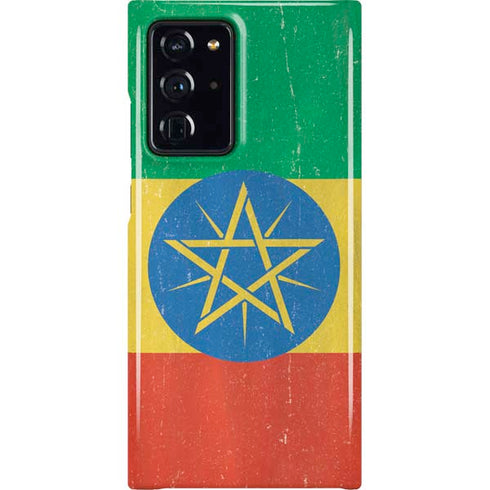 Ethiopia Flag Distressed Galaxy Note20 Ultra 5G Lite Case
