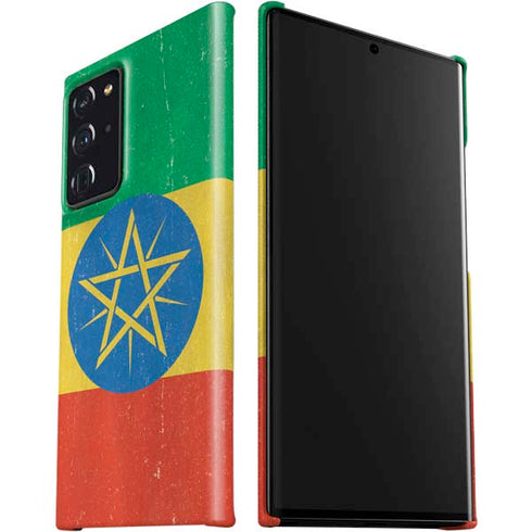 Ethiopia Flag Distressed Galaxy Note20 Ultra 5G Lite Case
