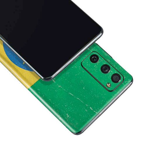 Ethiopia Flag Distressed Galaxy S20 Fan Edition Skin