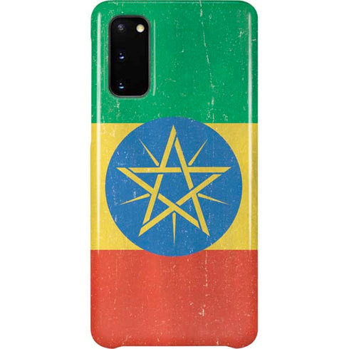 Ethiopia Flag Distressed Galaxy S20 Lite Case