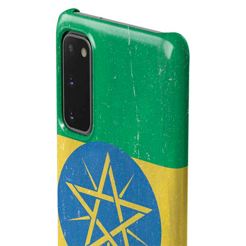 Ethiopia Flag Distressed Galaxy S20 Lite Case
