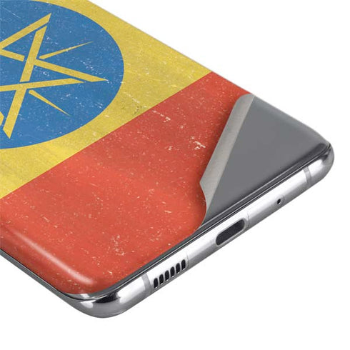 Ethiopia Flag Distressed Galaxy S20 Ultra 5G Skin