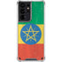 Ethiopia Flag Distressed Galaxy S21 Ultra 5G Clear Case