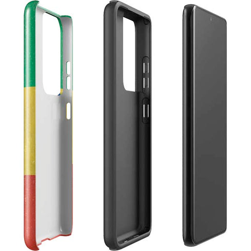 Ethiopia Flag Distressed Galaxy S21 Ultra 5G Pro Case