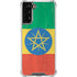 Ethiopia Flag Distressed Galaxy S22 Plus Clear Case