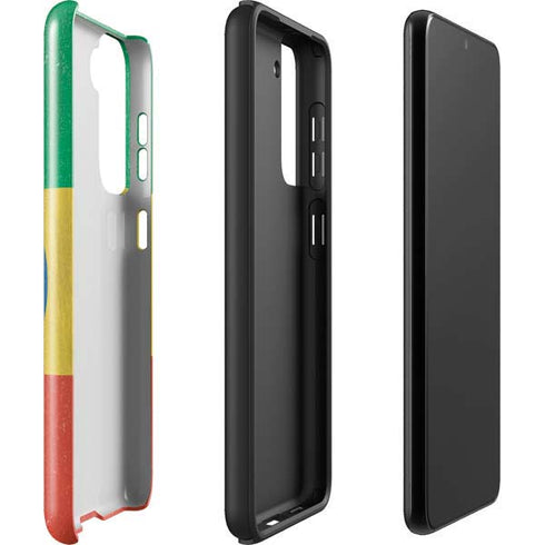 Ethiopia Flag Distressed Galaxy S22 Pro Case