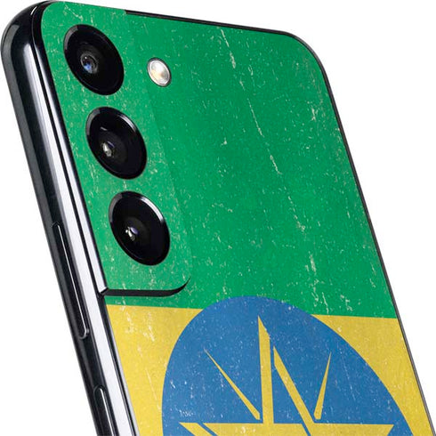 Ethiopia Flag Distressed Galaxy S22 Skin