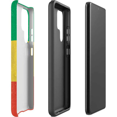Ethiopia Flag Distressed Galaxy S22 Ultra Pro Case
