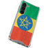 Ethiopia Flag Distressed Galaxy S23 Clear Case