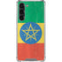 Ethiopia Flag Distressed Galaxy S23 Plus Clear Case