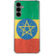 Ethiopia Flag Distressed Galaxy S24 Plus Clear Case