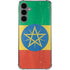 Ethiopia Flag Distressed Galaxy S24 Plus Clear Case