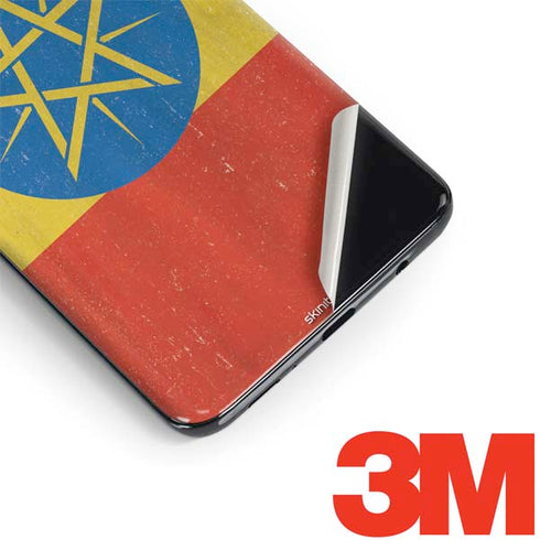 Ethiopia Flag Distressed Galaxy S9 Skin