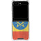 Ethiopia Flag Distressed Galaxy Z Flip5 5G Clear Case