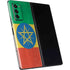 Ethiopia Flag Distressed Galaxy Z Fold2 5G Skin