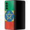 Ethiopia Flag Distressed Galaxy Z Fold3 5G Skin