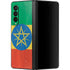 Ethiopia Flag Distressed Galaxy Z Fold3 5G Skin